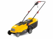 Фото Газонокосилка электрическая GC-1100, 1100 Вт, шир. 32 см, 3 уров., пласт. травосб. 30 л. DENZEL