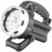 Фото Фонарь поисковый, аккумуляторный, галоген 25 Вт, 11 LED// Stern