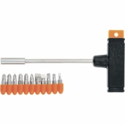 Фото Отвертка с Т-образной ручкой, набор бит, 11 предметов// Sparta