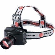 Фото Фонарь наголовный Zoom, 3W LED CRE Q5, 160Лм, 100 м,3 режима: 100%-50%-строб, 3хААА Stern